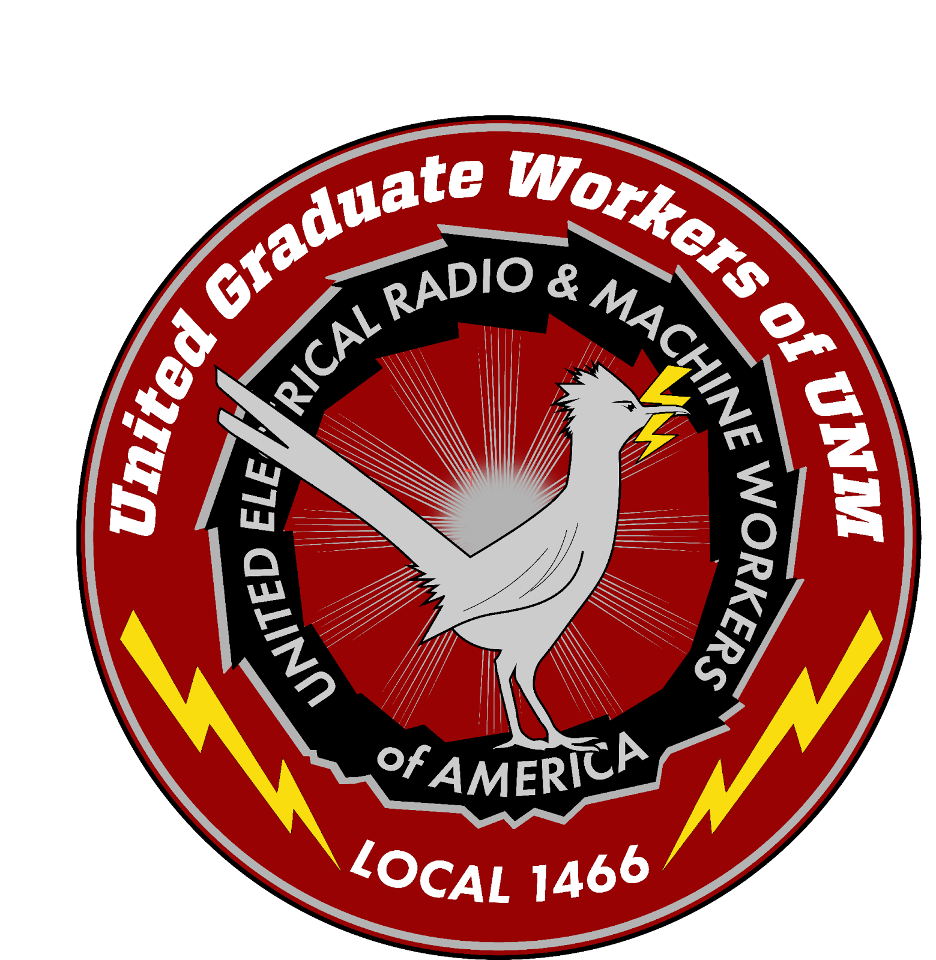 The UNM-UGW logo, featuring a roadrunner..